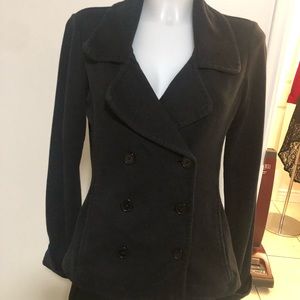 Norma Kamala double breasted jacket Has slanted pockets on each side